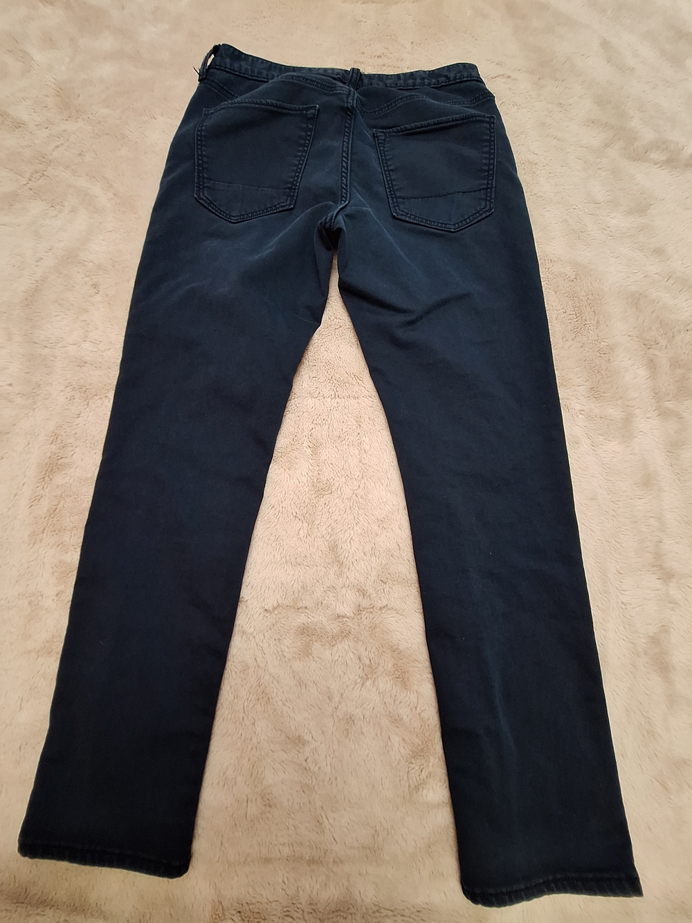 Mens Navy Blue Banana Republic Denim Travel Jeans 30X30 Slim Fit - Picture 4 of 13
